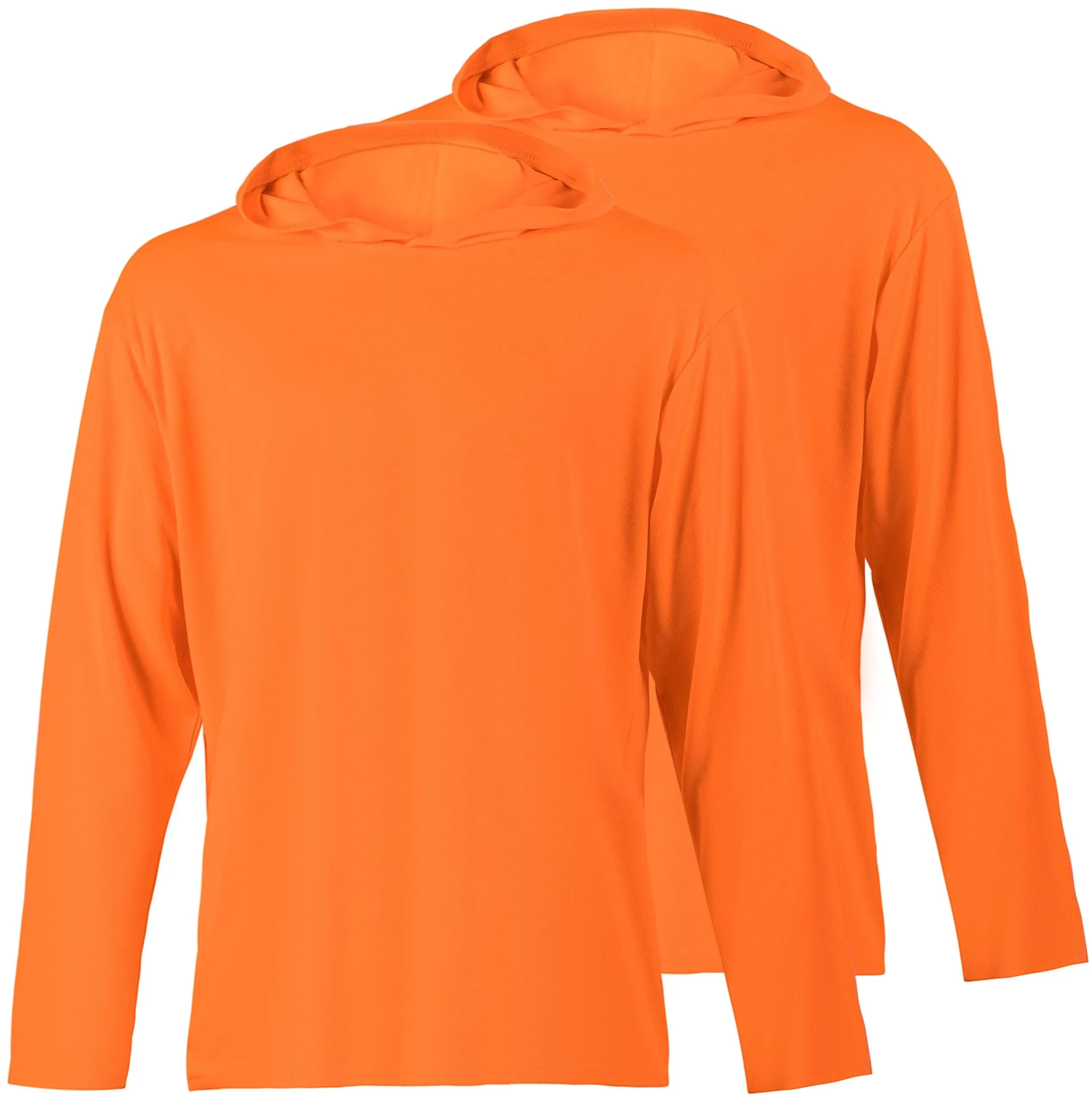 ProtectX High Visibility Sun Protection Lightweight Long Sleeve Hoodie, UPF 50+ Quick-Dry, SPF UV Shirt, Active Wear