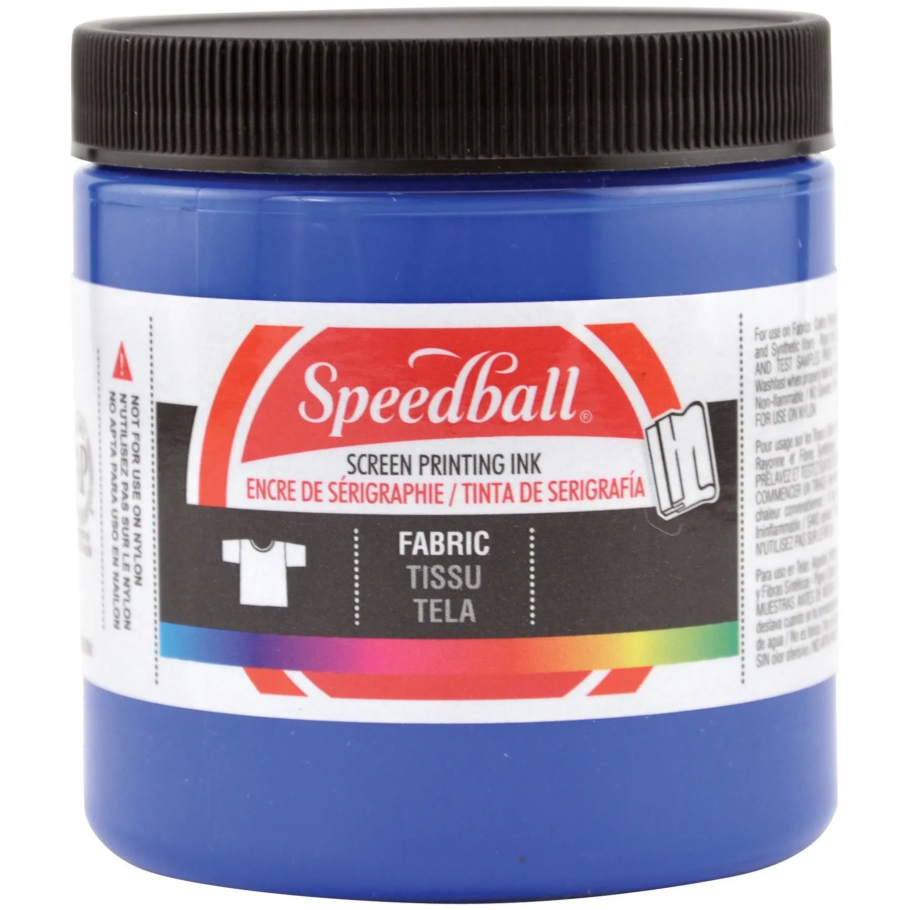 Speedball 8 oz Fabric Screen Printing Ink - Blue