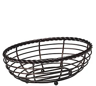 Gourmet Basics by Mikasa Rope Oval Bread Basket