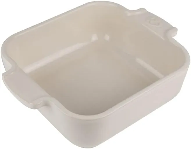 Peugeot Rectangular Casserole Dish Appolia, Oven dish, Ceramic, Ecru, 13 x 13 cm