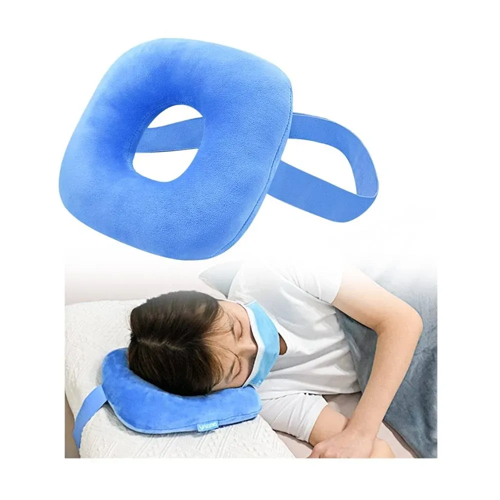 Mistuki Almohada para piercing de oreja para personas que duermen de lado con agujero CNH protector de dona