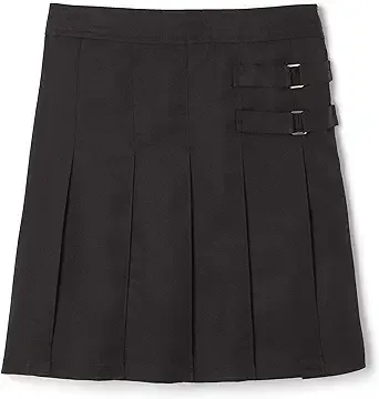 French Toast Girls School Uniform Adjustable Waist Front Tab Pleated Skirt, Sizes 4-20 & Plus