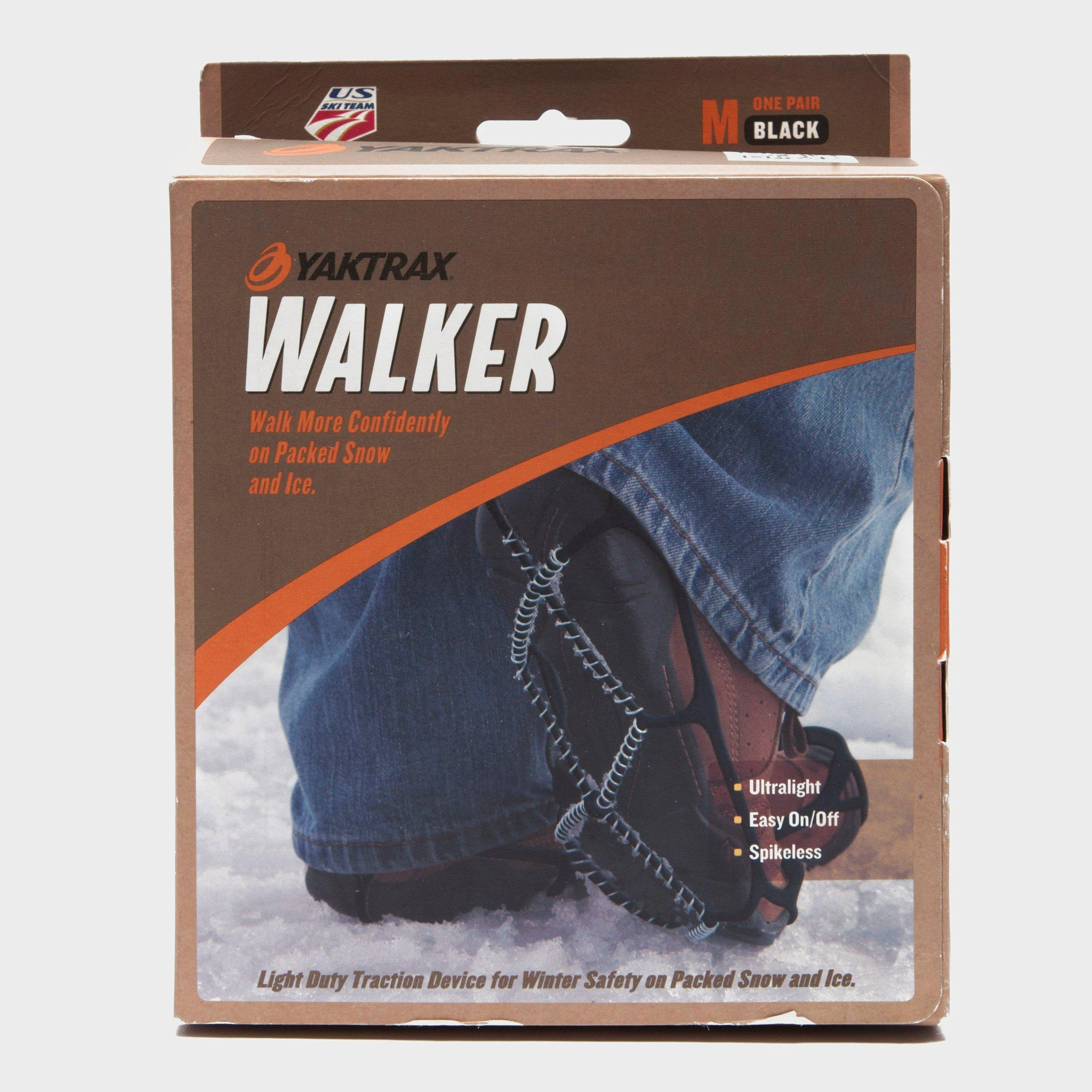 Yaktrax Walker Size Small Black Traction Device For Snow &amp; Ice NWT. Spikeless