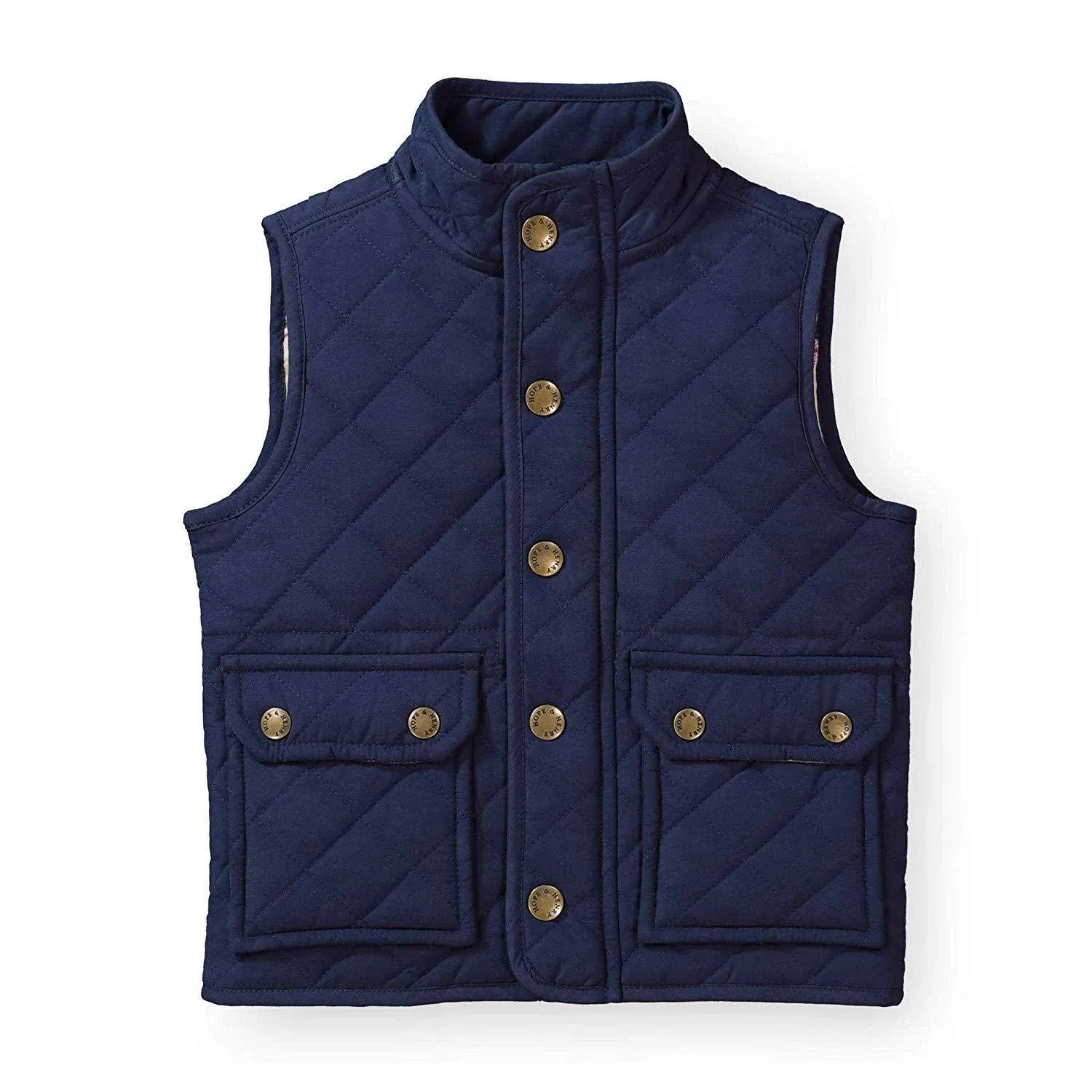 Boys Quilted Field Vest