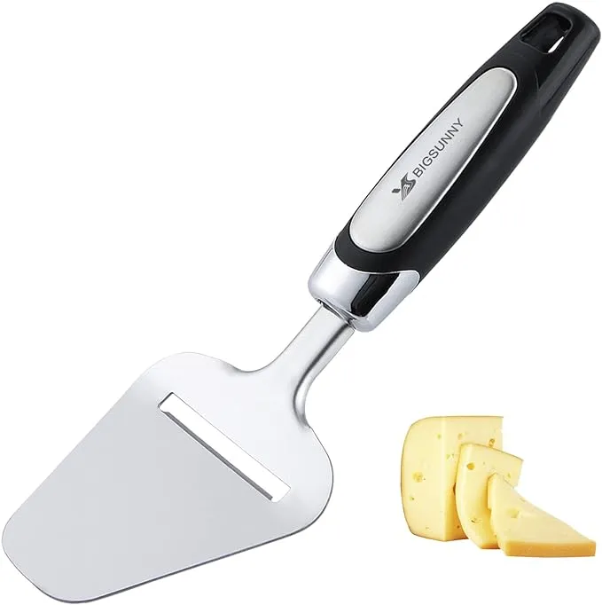 Heavy Duty Stainless Steel Cheese Plane Slicer Cutter with Non-slip Handle