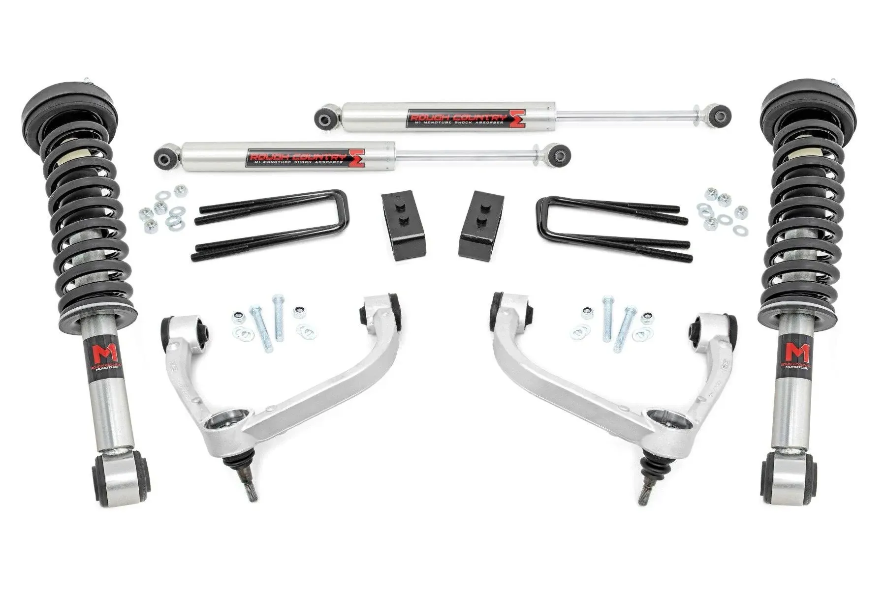 Rough Country 3 in. Lift Kit, M1 Struts for Ford F-150 4WD 09-13 - 54440