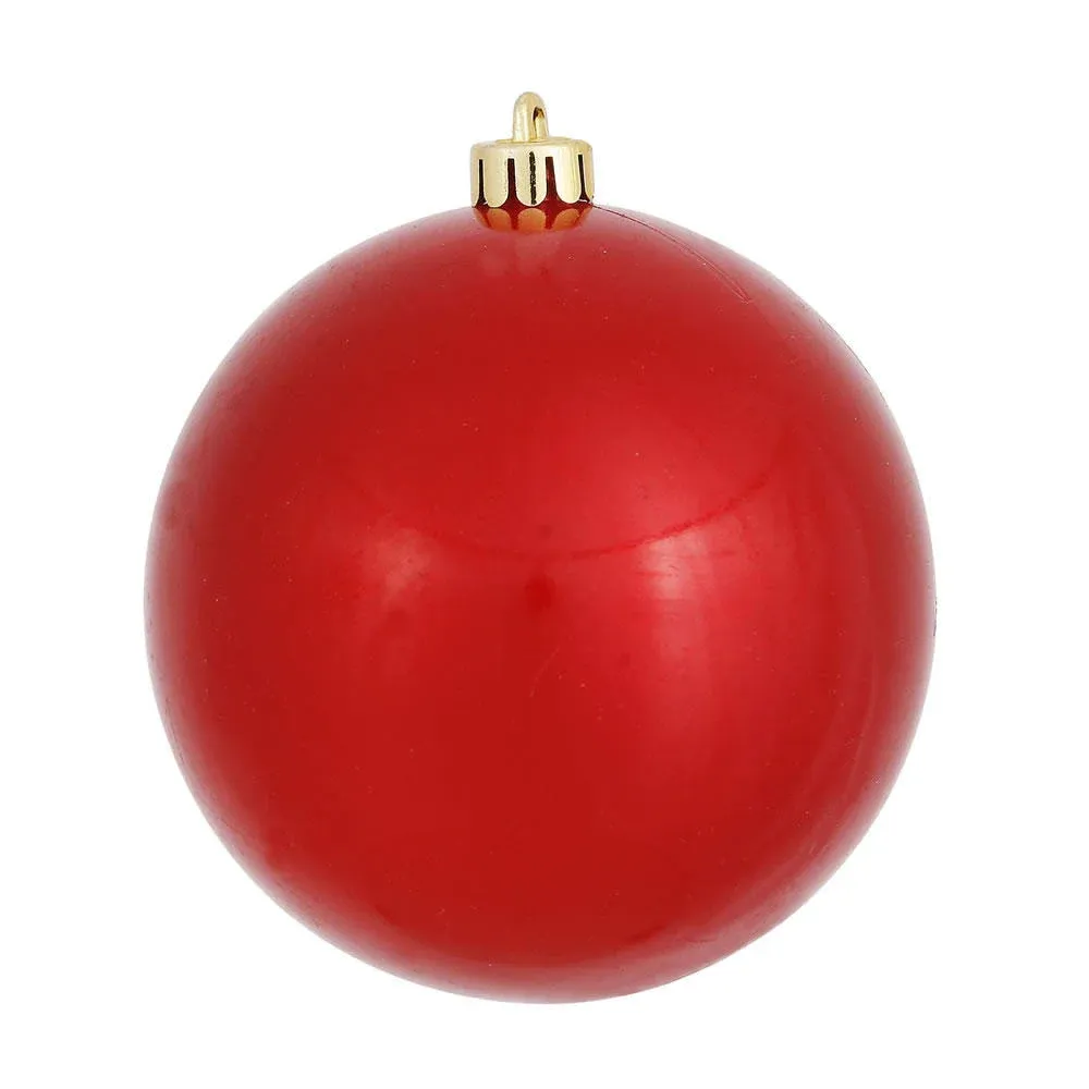 Vickerman 12 Red Candy Ball Ornament