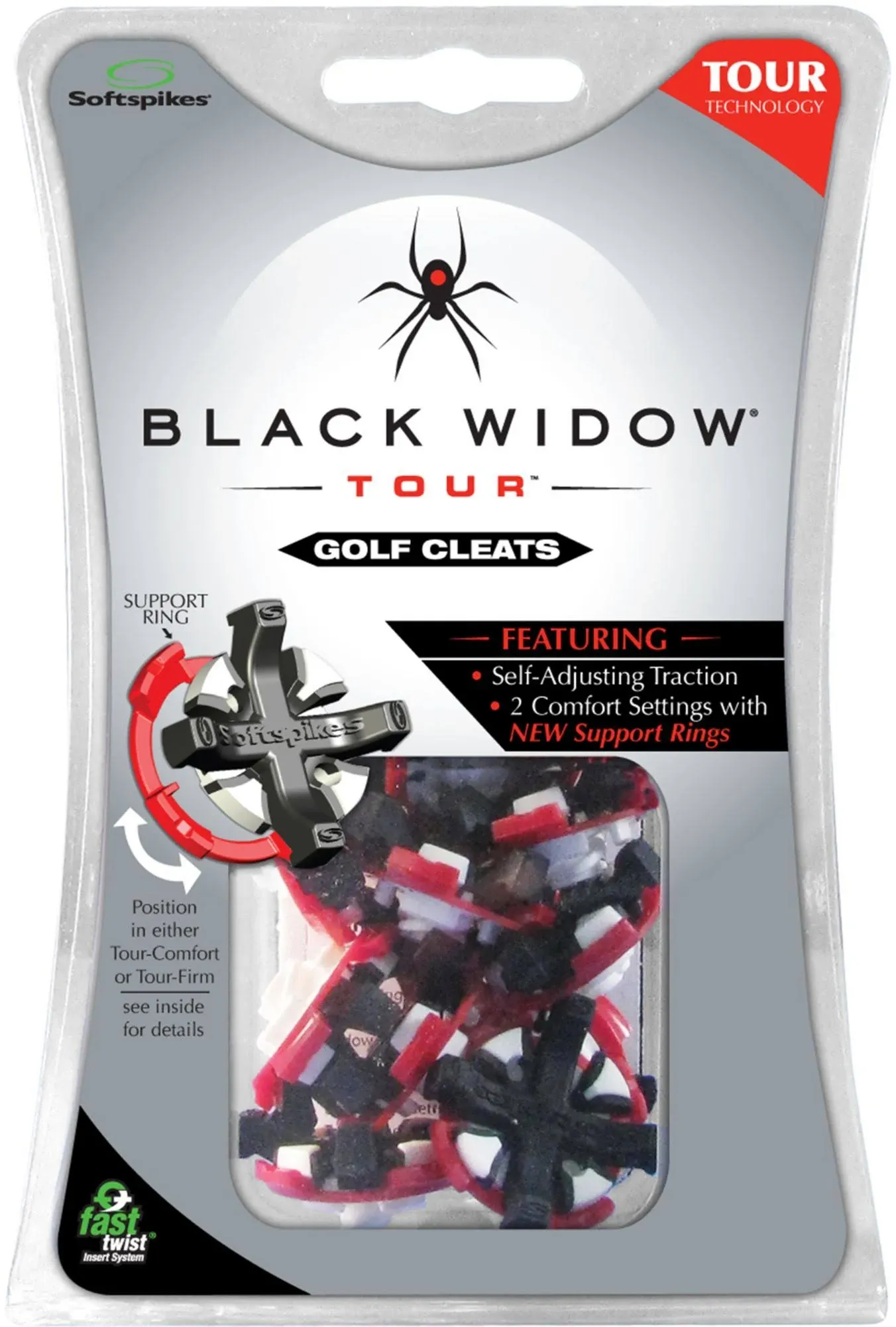 Black Widow Tour Fast Twist Golf Cleats