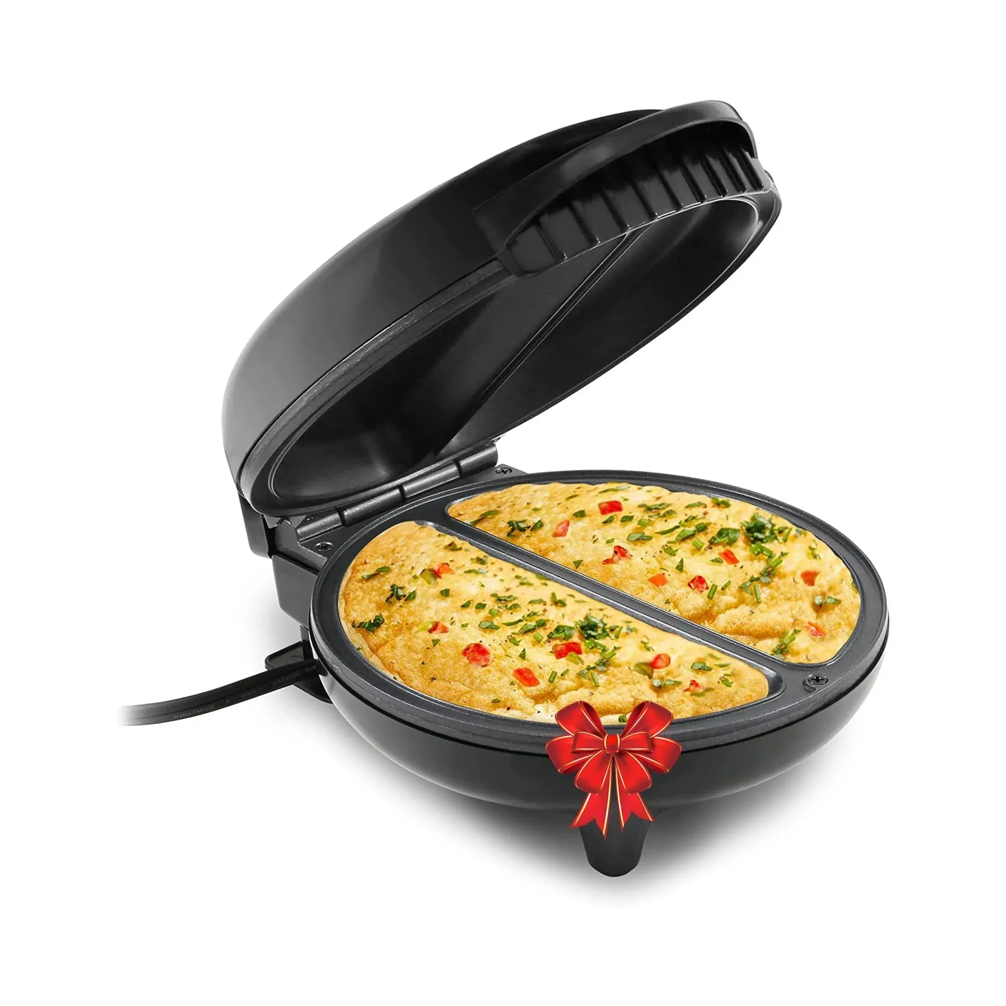 Elite Gourmet Non-Stick Omelet, Frittata, Snack Pocket Maker