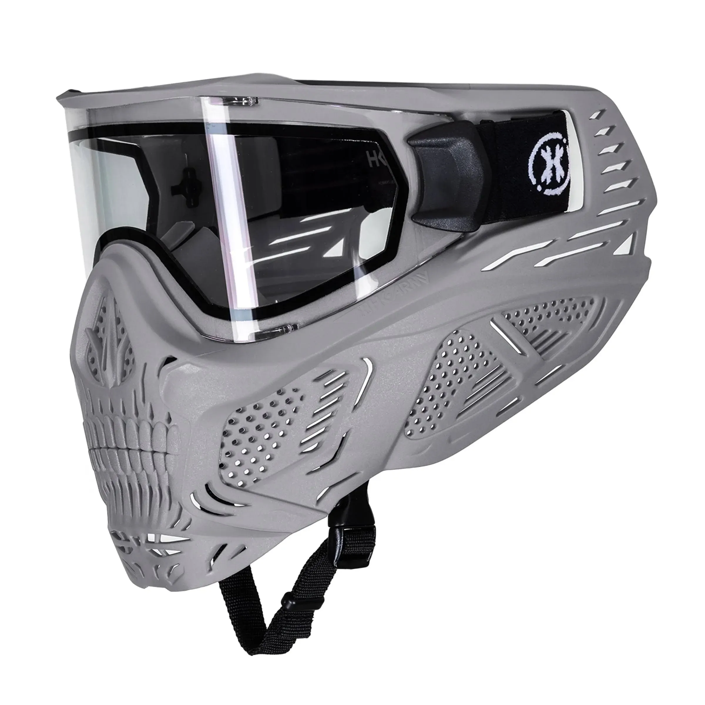 HSTL SKULL GOGGLE - GREY - CLEAR LENS