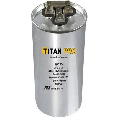 Titan Pro - TRCFD305 - 30+5 MFD 440 V Round Run Capacitor