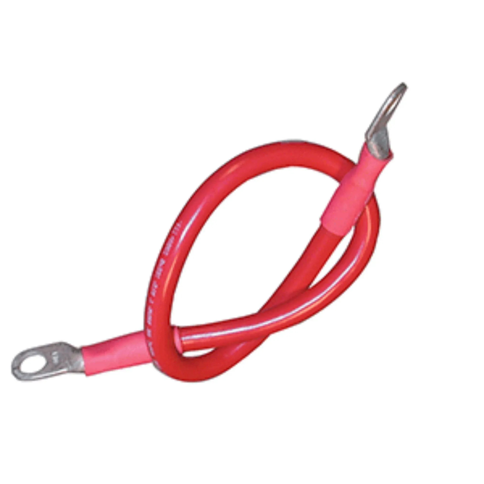 Ancor 17889450 Battery Cable Assembly, 2 Awg 34mm² Wire, 3/8" 9.5mm Stud, Red - 32" 81.2cm