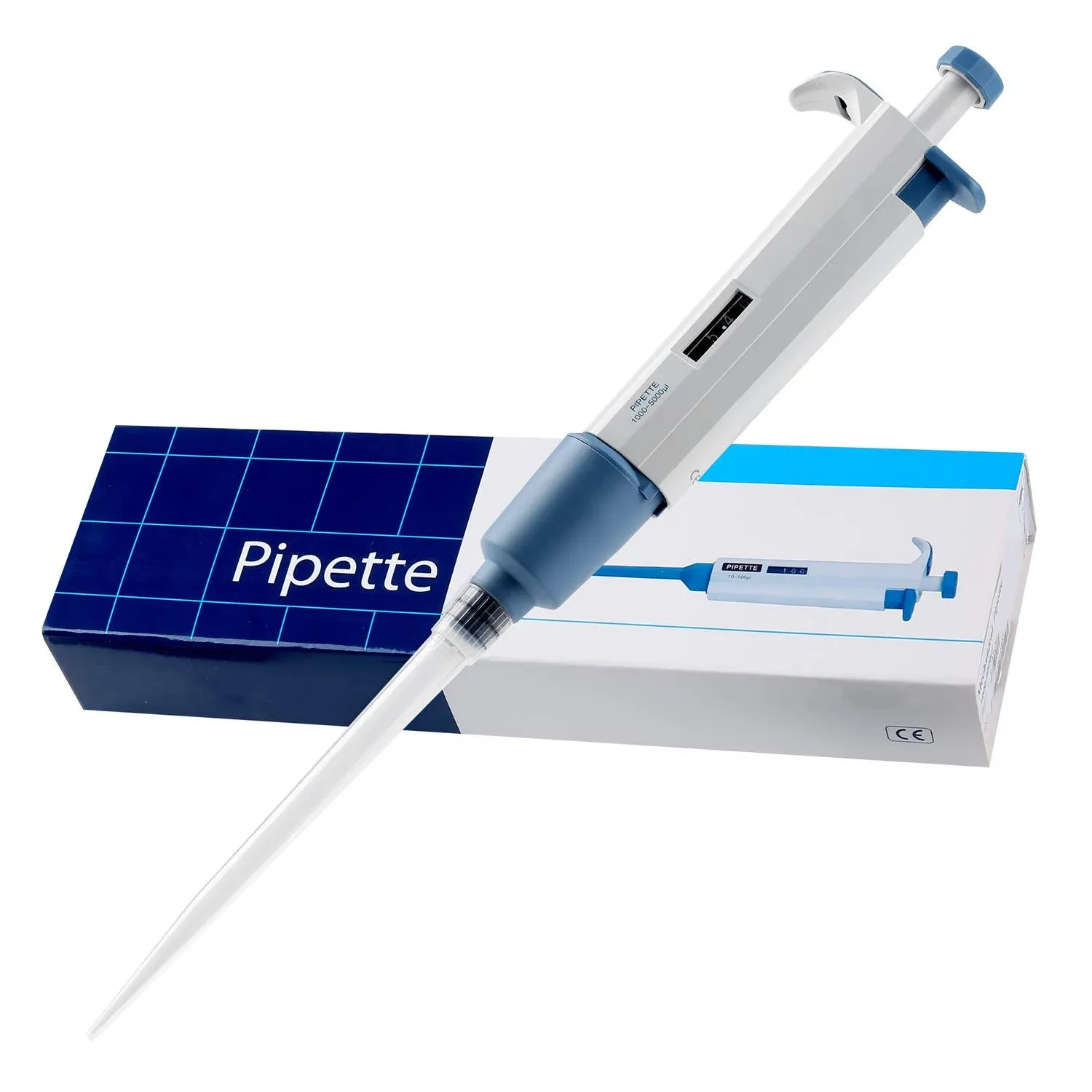 Pipettor Adjustable 1000-5000ul Single-Channel Variable Volume Micropipette High Accurate for Laboratory