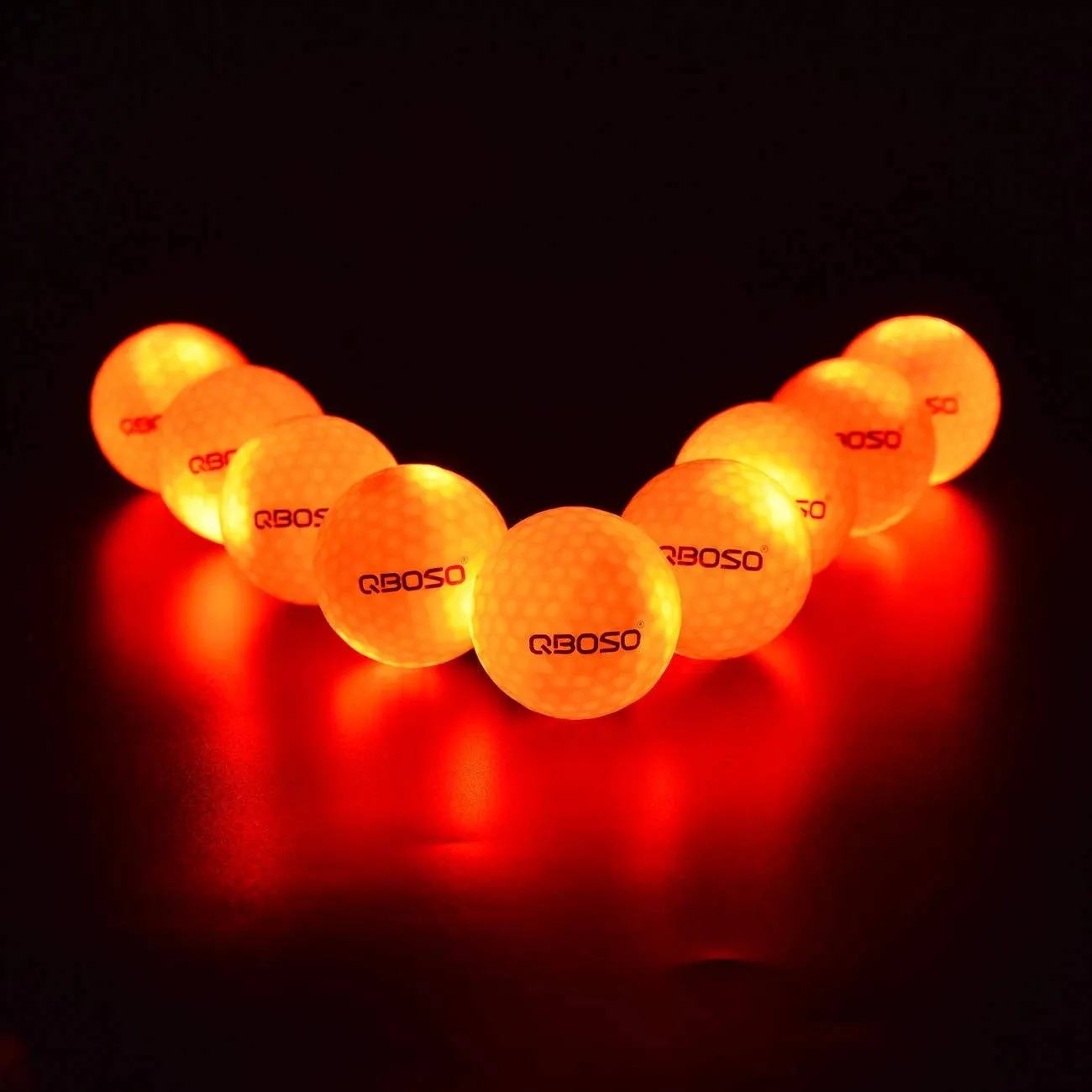 Glow in The Dark Golf Balls QBOSO LED Golf Balls , Light Up Golf Balls More Fun ...