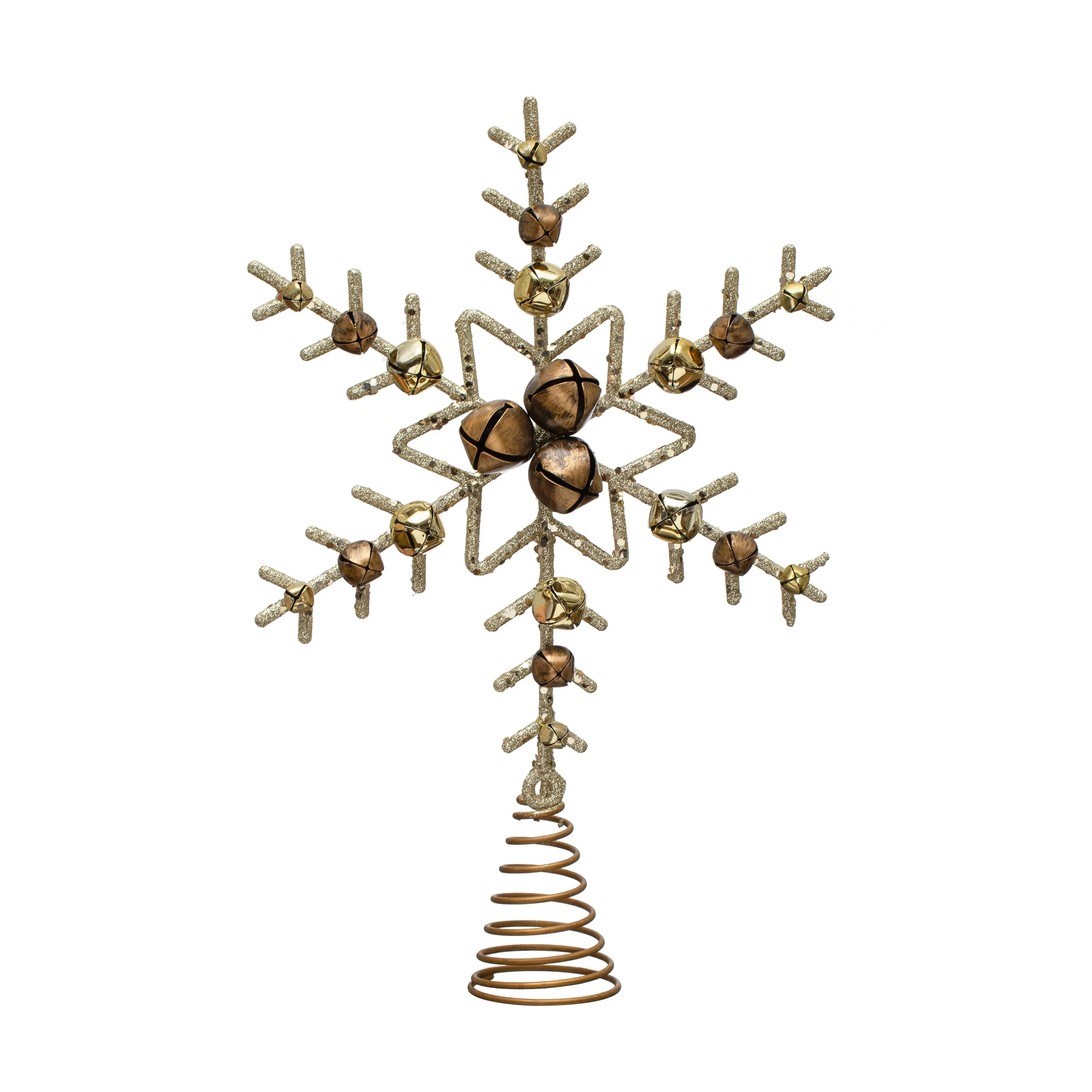 Jingle Bells Snowflake Tree Topper