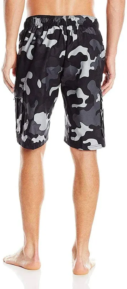 Kanu Surf Men&#039;s Barracuda Swim Trunks (Regular &amp; Extended Sizes)