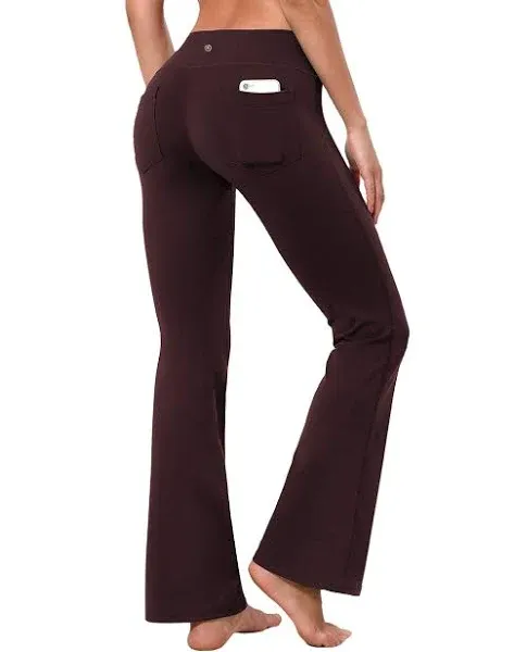 BUBBLELIME 29313335 4 Styles Womens Bootcut Yoga Pants Tummy Control - Back ...