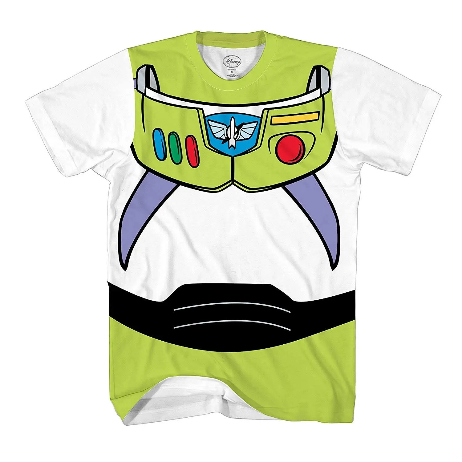 Disney Pixar Toy Story Shirt Men's I Am Buzz Lightyear Astronaut Costume Adult T ...