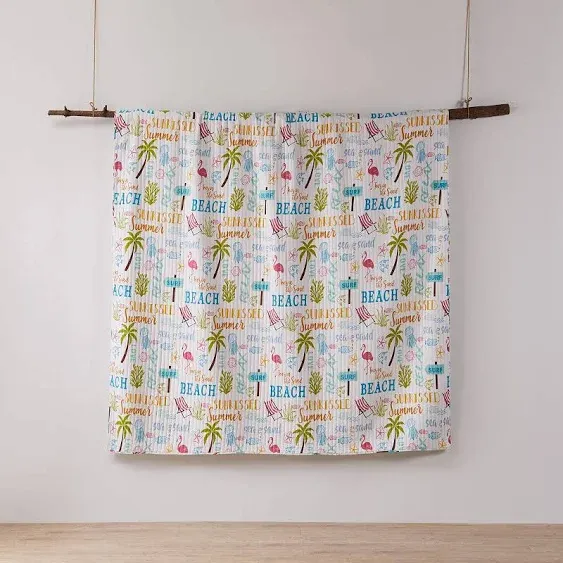 Homthreads Beach Days Quilt Set