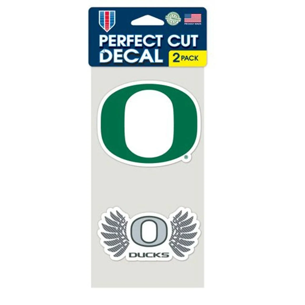 Oregon Ducks Set of 2 Die Cut Decals