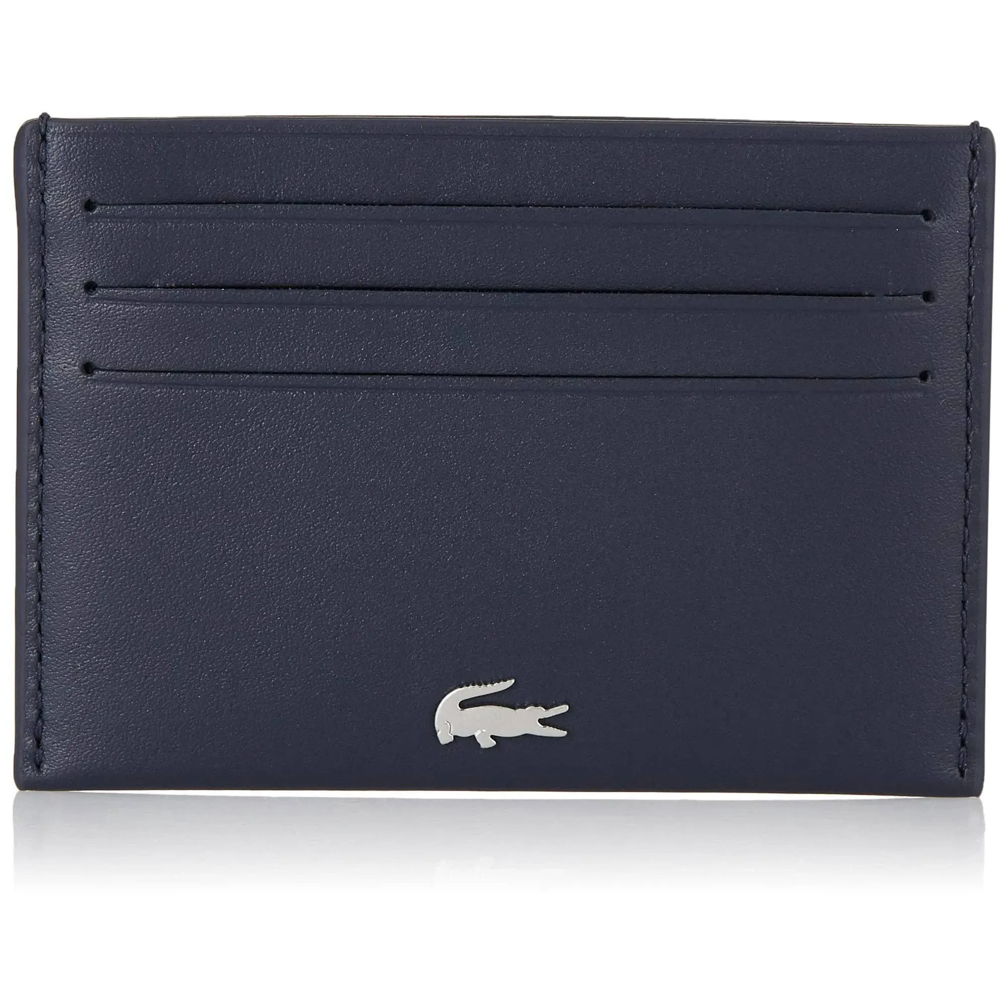 Lacoste Men's Fitzgerald Credit Card Holder, Blue Nocturne/Blue, One Size