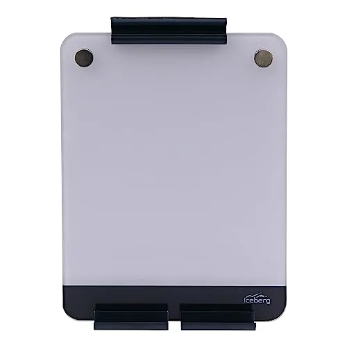 Iceberg Clarity Personal Board, 9 x 12, Ultra-White Backing, Aluminum Frame