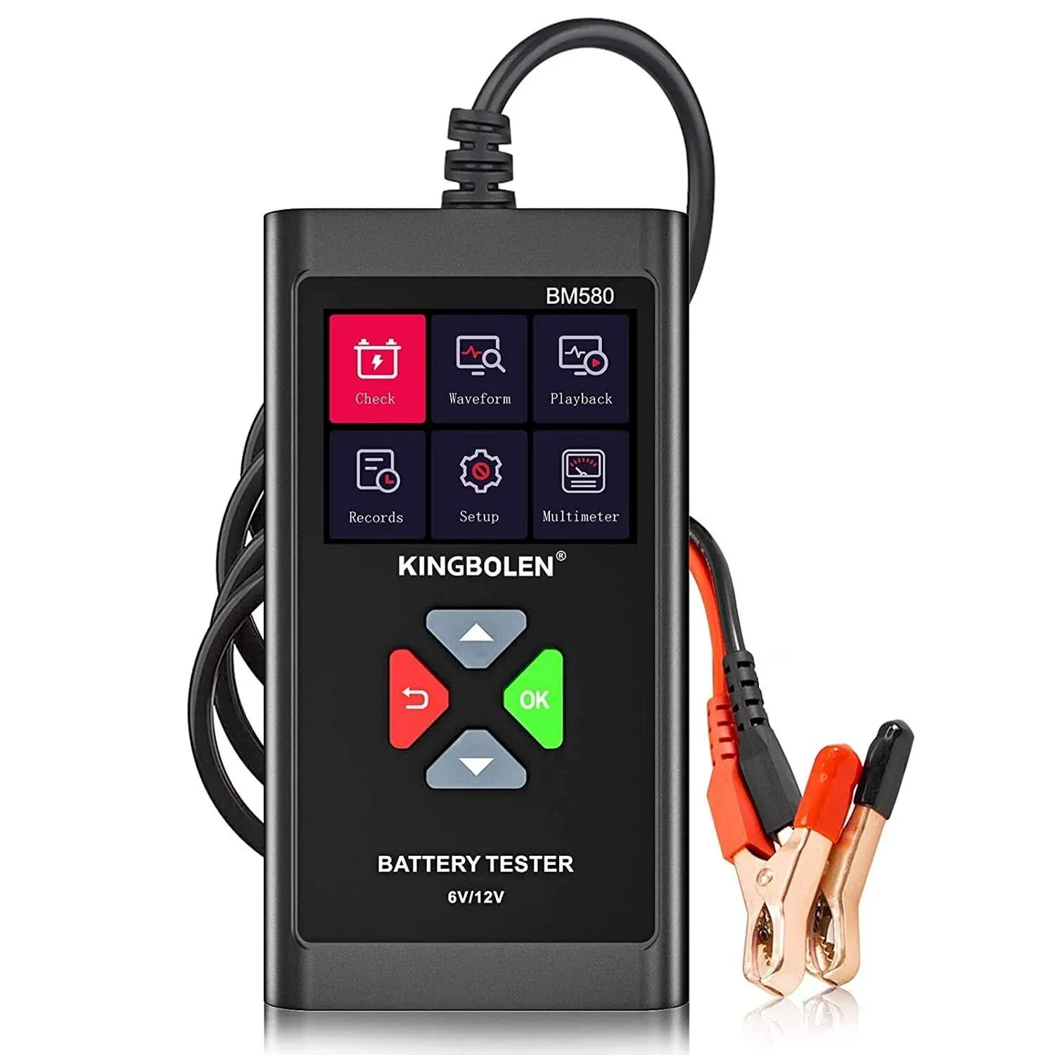 Car Battery Tester 6v 12v Load Tester Bm580 100200 Cca Auto Battery Tester Multi