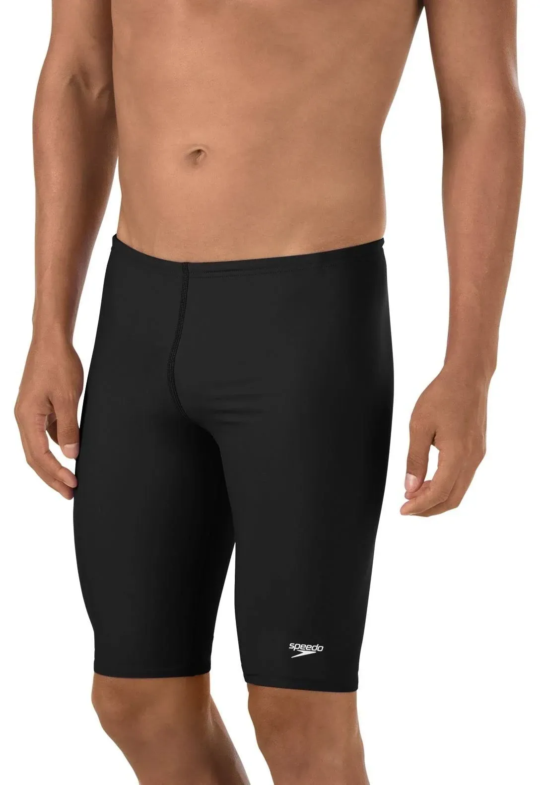 Speedo Men's Solid Youth Jammer Swimsuit