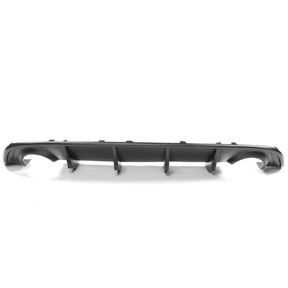 Rear Diffuser Compatible with 2015-2023 Dodge Charger Matte Black Rear Lip Bumper Valance Diffuser by Ikon Motorsports