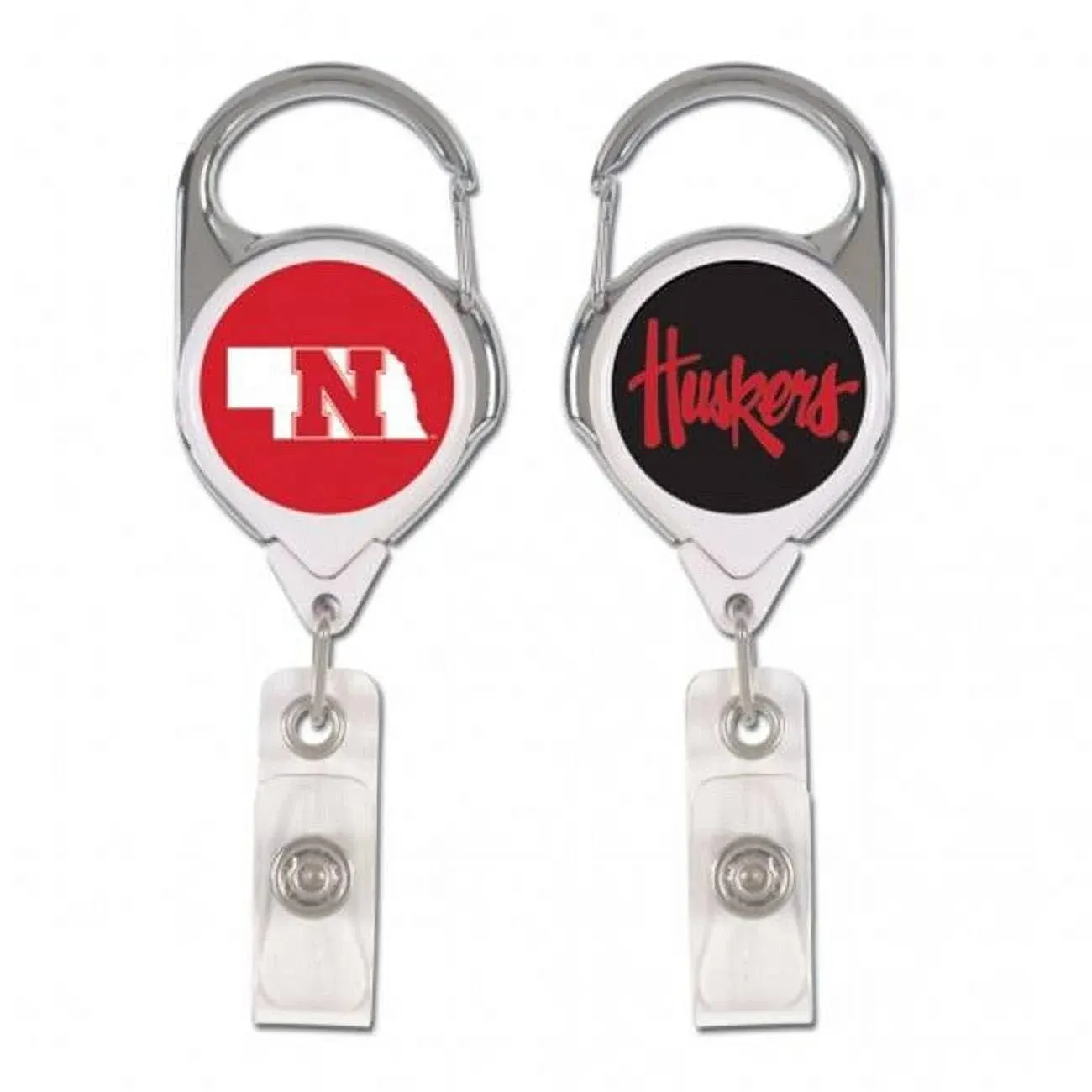 Nebraska Cornhuskers Retractable Premium Badge Holder