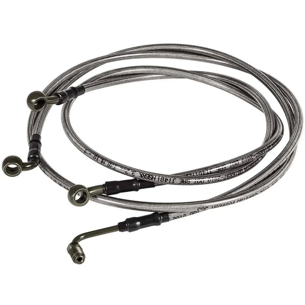 1068 Extended Front/Rear Brake Lines Fit for ATV Polaris RZR 800/S 800/4 800/XP