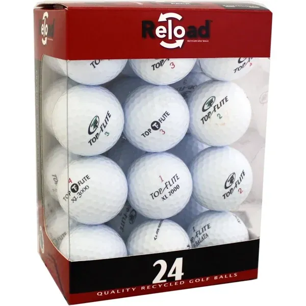 Reload Recycled Golf Balls (24-Pack) Top Flite Golf Balls