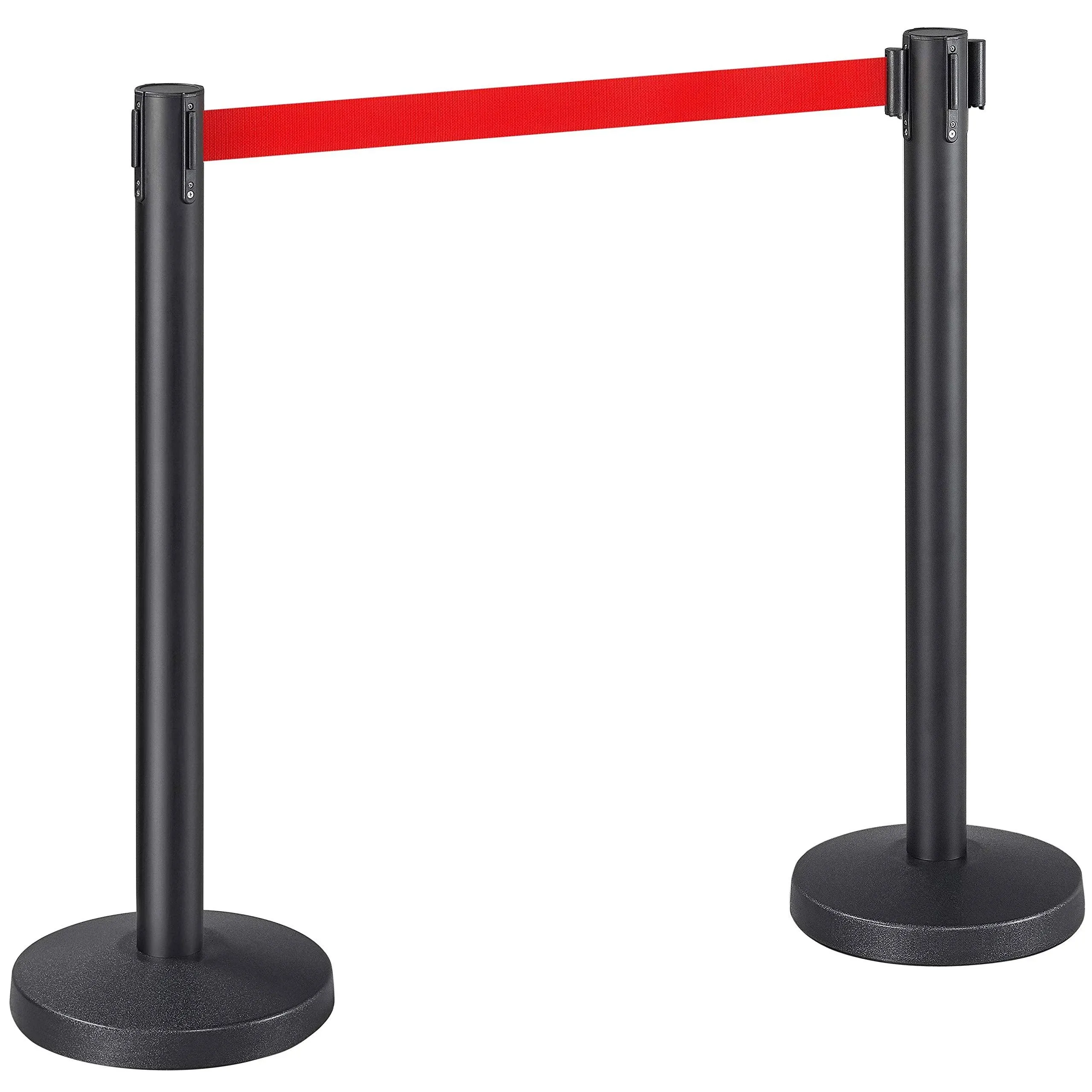 Red Retractable Belt Crowd Control Stanchion/Queu<wbr/>e Line Barrier/Post/R<wbr/>opes/Pole