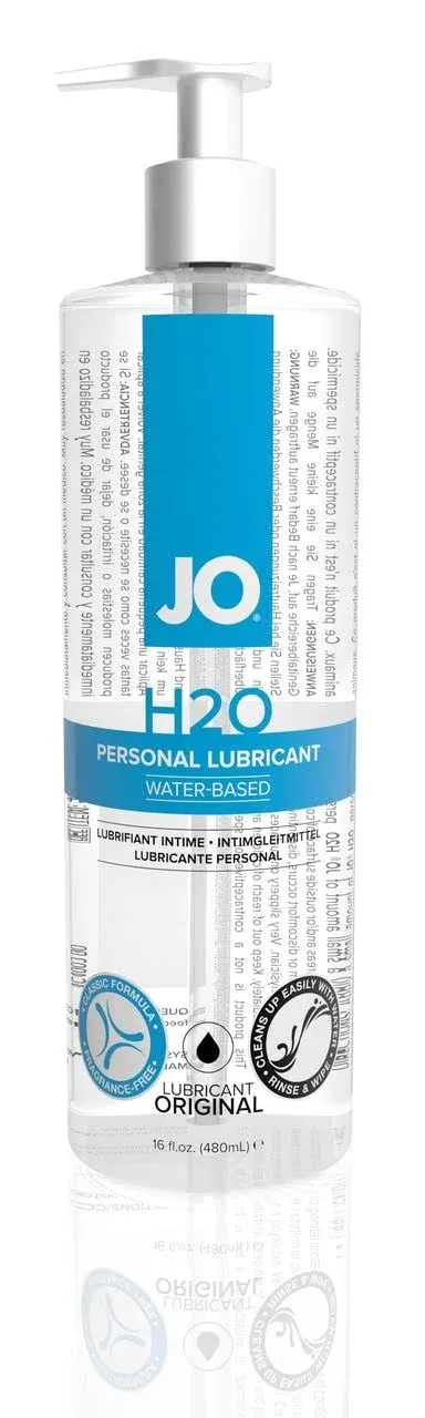 SYSTEM Jo H2O Personal Lubricant Silky Lube Water Based Condom Safe 480ml