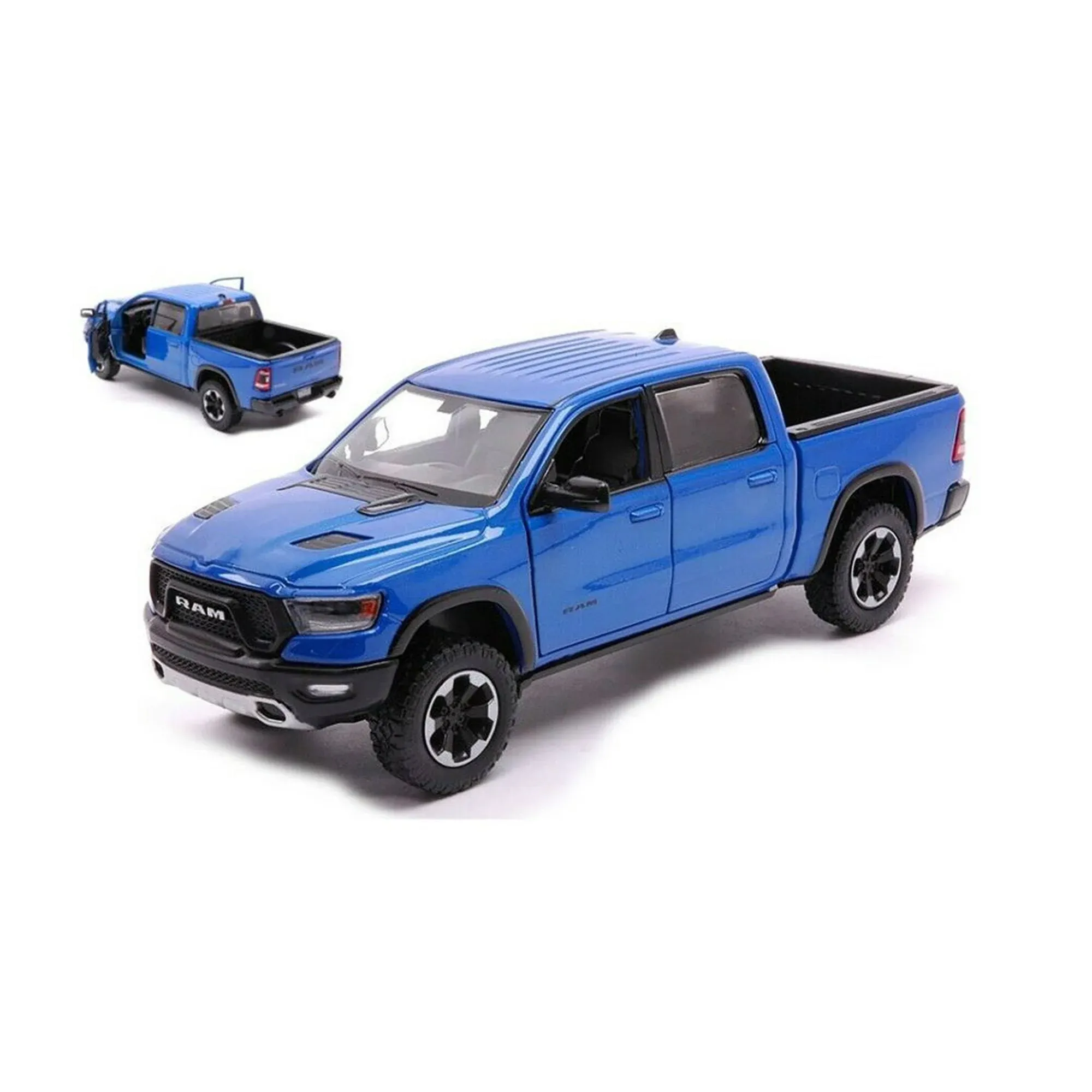 2019 DODGE RAM 1500 CREW CAB REBEL PICKUP TRUCK 1/27 DIECAST CAR MOTOR MAX