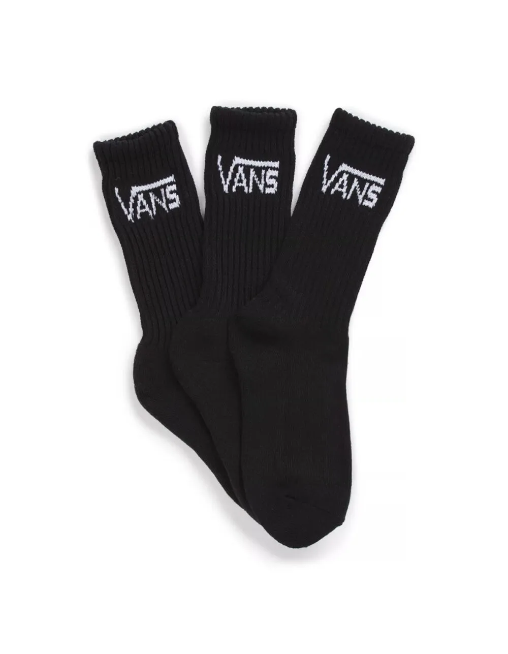 VANS Classic 3 Pack Kids Crew Socks