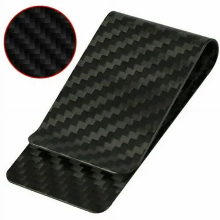 JLLOM G · PEH Carbon Fiber Money Clip Holder Men S Business Credit Card Cash Wallet Black