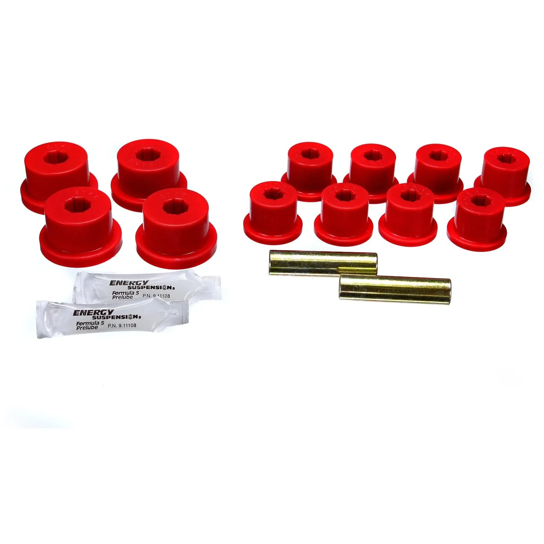 Energy Suspension 1.2101R Leaf Spring Bushing Set Fits 86-95 Samurai