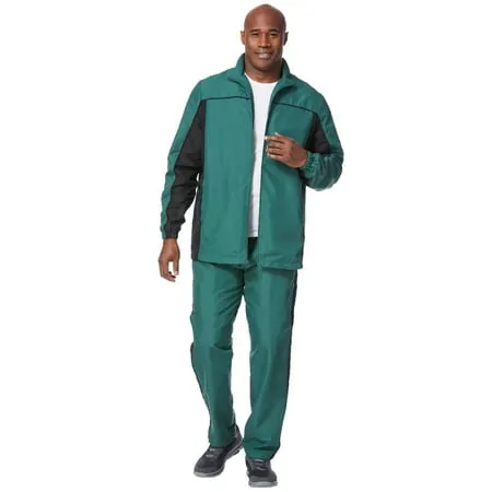 KingSize Men's Big & Tall Long Sleeve Colorblock Tracksuit