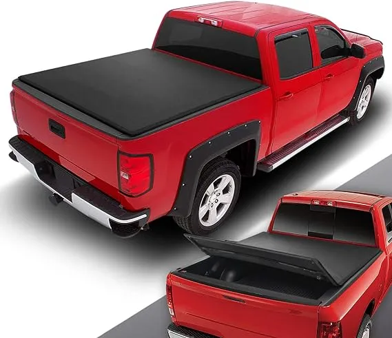 DNA Motoring Ttc-trisoft-014 for 2015 to 2020 Ford F150 Truck 6.5' Bed Fleetside ...