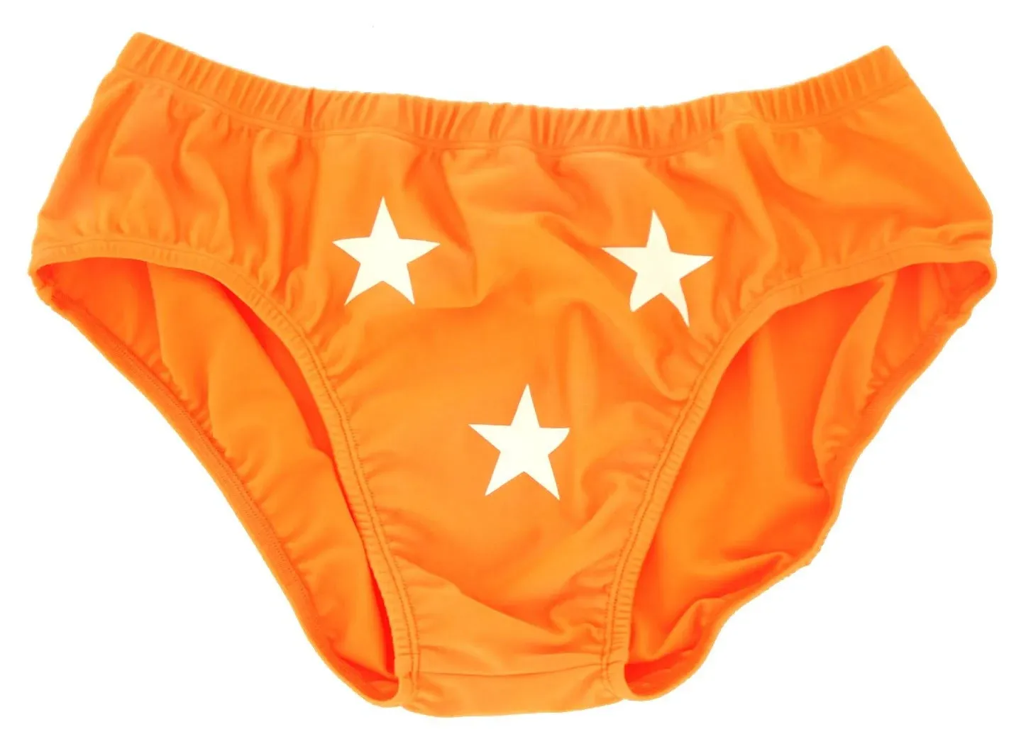 Adult Men TV Show Wrestler Pro Legend Macho Man 3 Stars Costume Wrestling Briefs