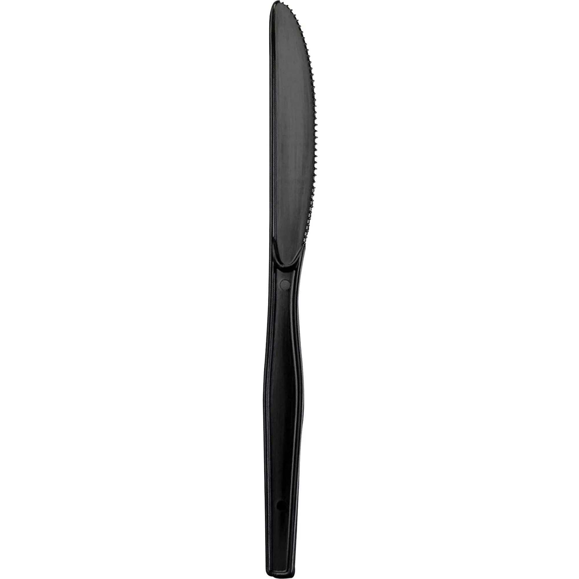 DIXIE FOOD SERVICE Smartstock Plastic Cutlery Refill, Knives, Black, 40/pack, 24 Packs/carton