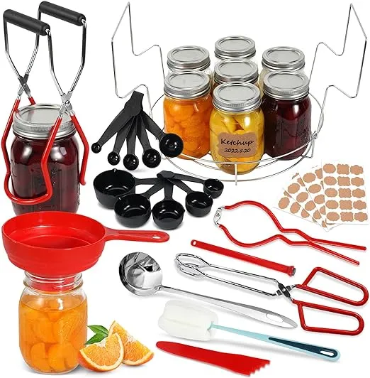 Canning Supplies Starter Kit - Canning Kit; Canning tools, Canning Equipment - C