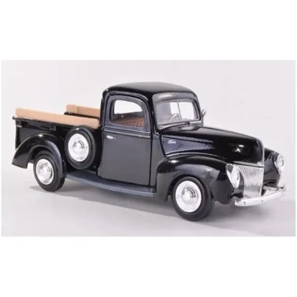 1940 FORD PICKUP TRUCK BLACK 1/24 DIECAST MODEL CAR BY MOTORMAX 73234