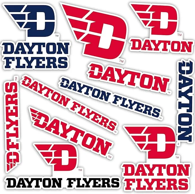 University of Dayton Flyers Sticker (Type 2 Sheet)