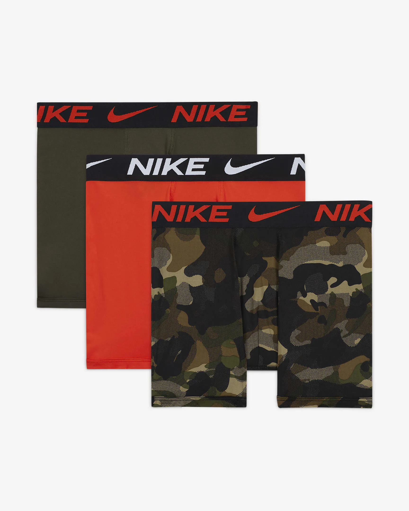 Boys Nike 3 Pack Essential Boxer Briefs