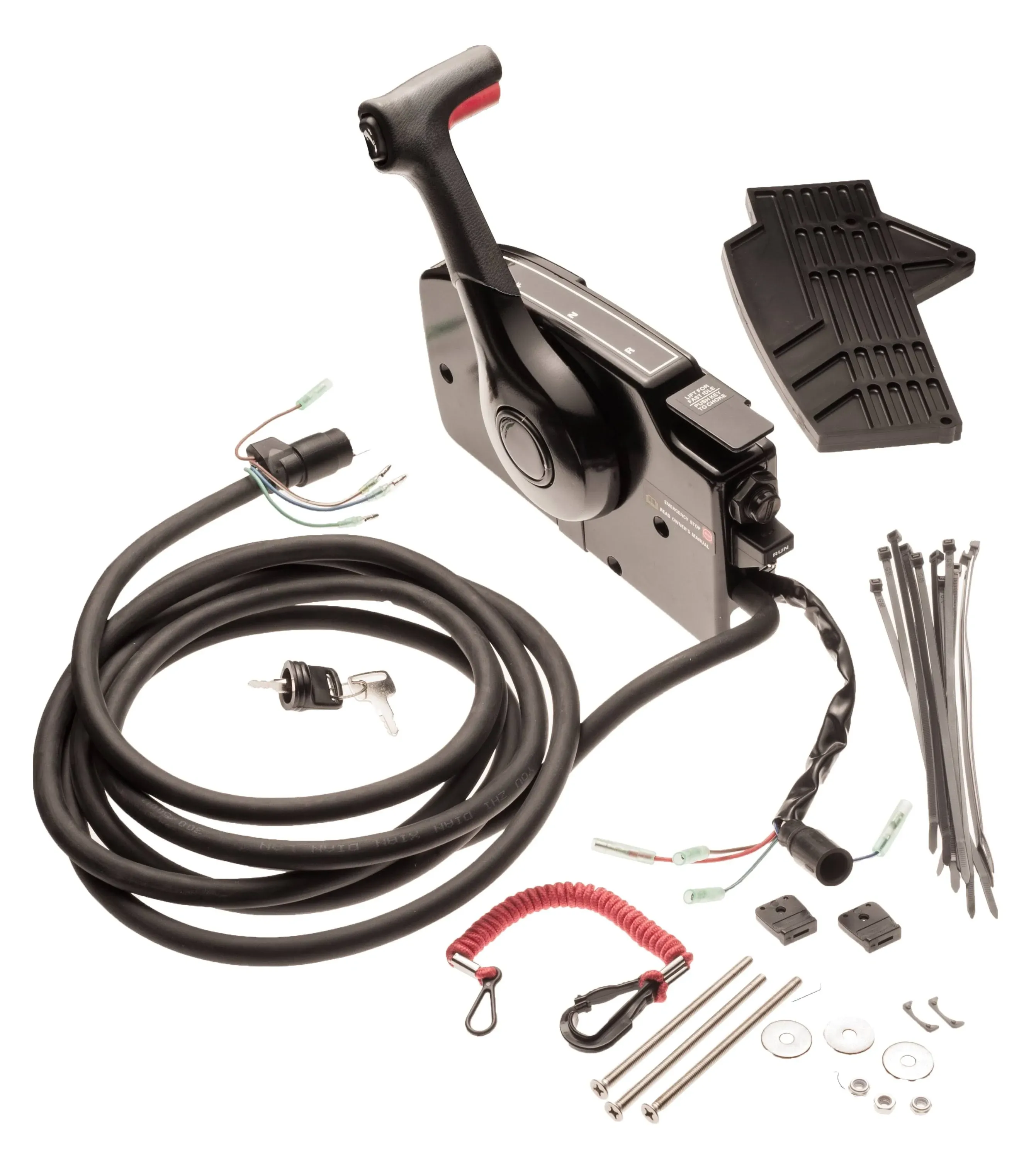 Titan 757 Performance Mercury Outboard Side Mount Remote Control Box Power Trim ...