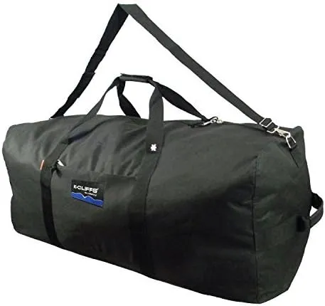 K-cliffs Heavy Duty Cargo Duffel Large Sport Gear Equipment Travel Bag Rooftop