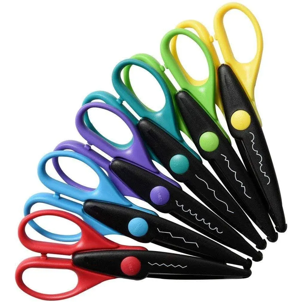 Decorative Edge Craft Scissor Set of 6