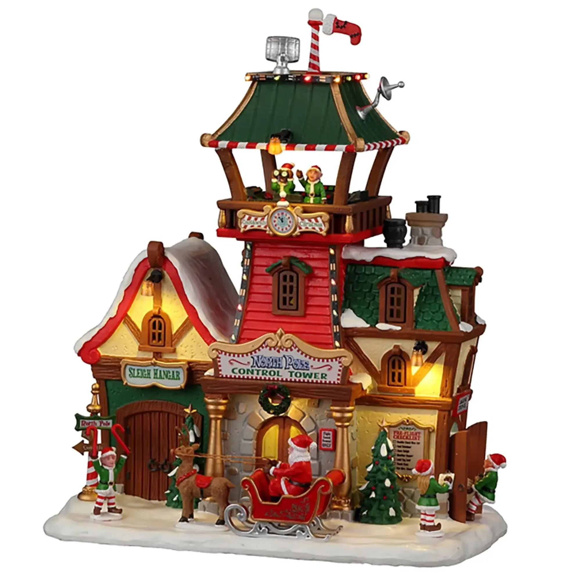 Lemax Village Collection North Pole Control Tower, with 4.5V Adaptor #25864